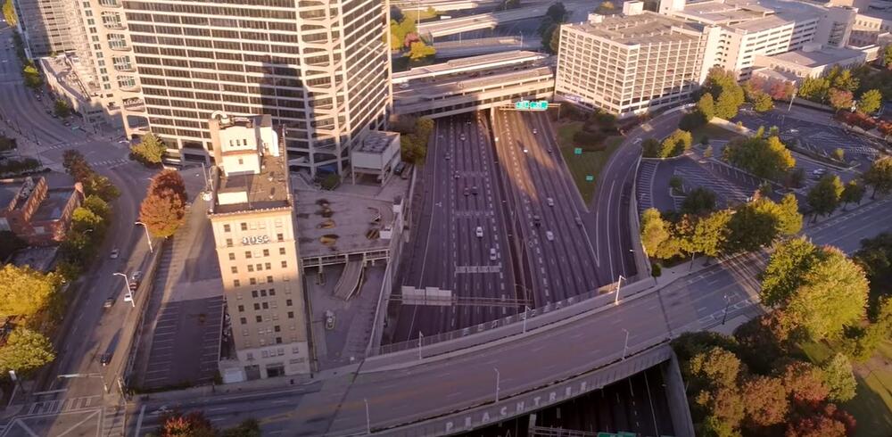 The Stitch plans to create 17 acres of new community park space planned atop a three-quarter-mile platform over Atlanta’s Downtown Connector.