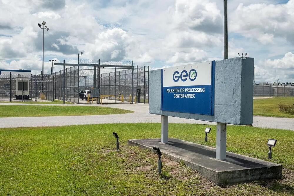 The Folkston ICE Processing Center in Folkston, on July 2, 2025. Credit: Justin Taylor/The Current GA/CatchLight Local