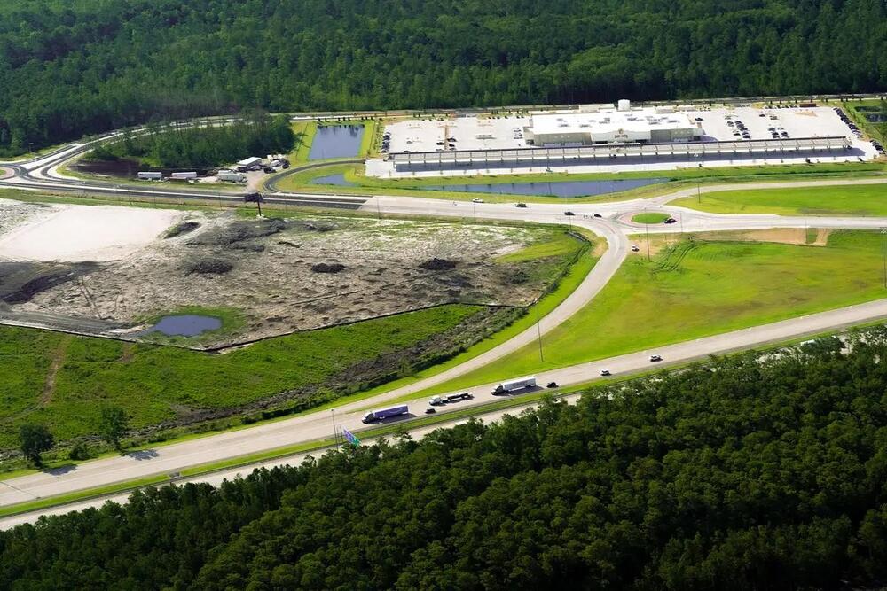 Aerial view of Buc-ee’s from SouthWings flight, Brunswick, June 24, 2025. Credit: Robin Kemp/The Current GA