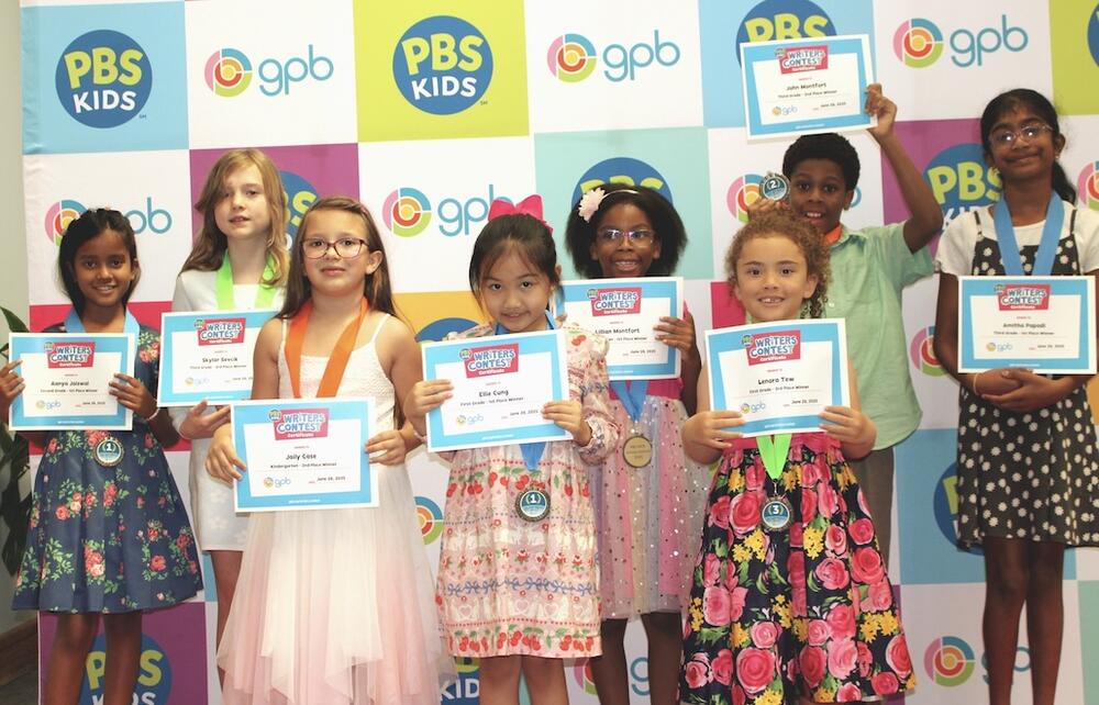 Some of the 2025 PBS KIDS Writers Contest Award Winners