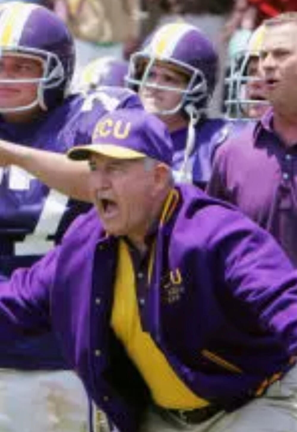 Sonny Perdue playing East Carolina Head Coach Mike McGee in the 2006 movie, “We Are Marshall."