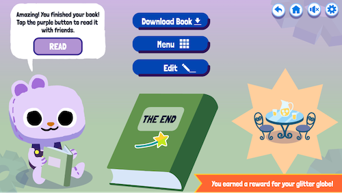 Read, print, or revise your story