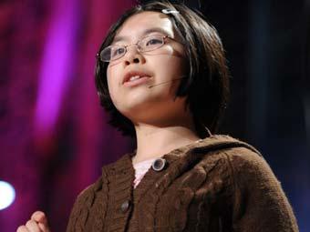 Adora Svitak gives a TEDtalk.