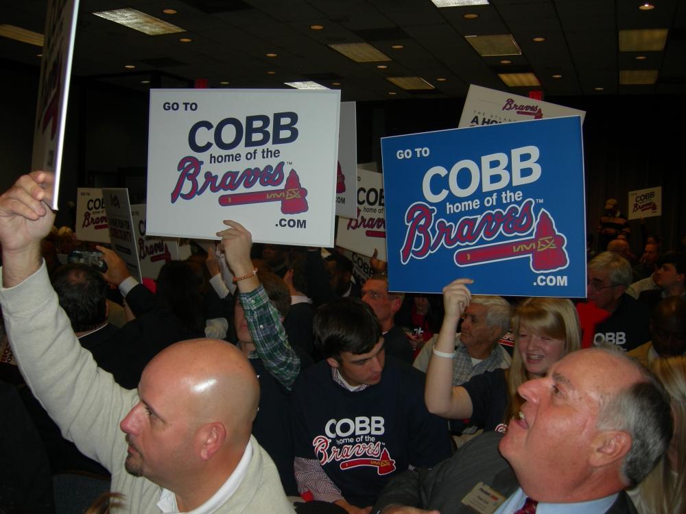 (photo: Saporta Report) The Atlanta Braves New Home is Cobb County