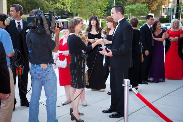 Anne Interviewing Educators as they Arrive!