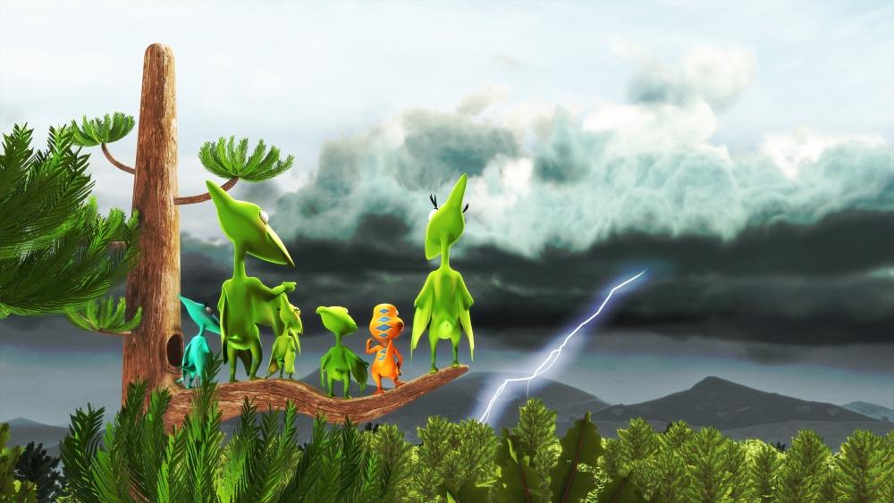 The kids learn about forest fires. (IMAGE: The Jim Henson Company. All Rights Reserved.) The kids learn about forest fires. (IMAGE: The Jim Henson Company. All Rights Reserved.)