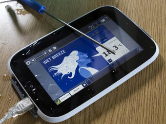 Intel hopes to take a bite out of the tablet market with its Studybook for schools.