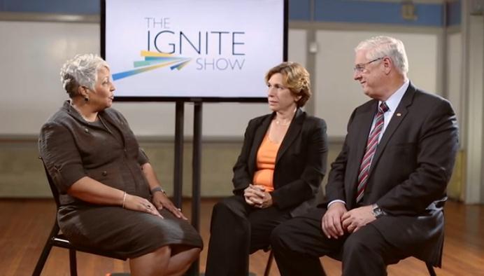 Brenda Welburn interviews President Randi Weingarten (AFT) and President Dennis Van Roekel (NEA)