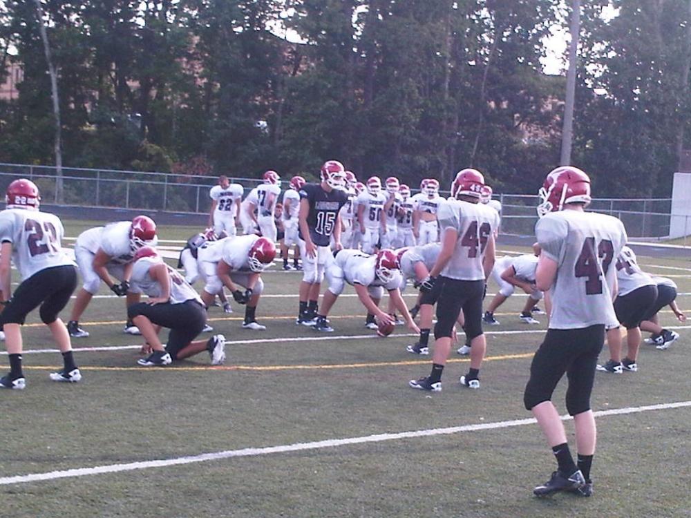 Lambert High Longhorns Practicing, Photo Courtesy of Gil Tyree