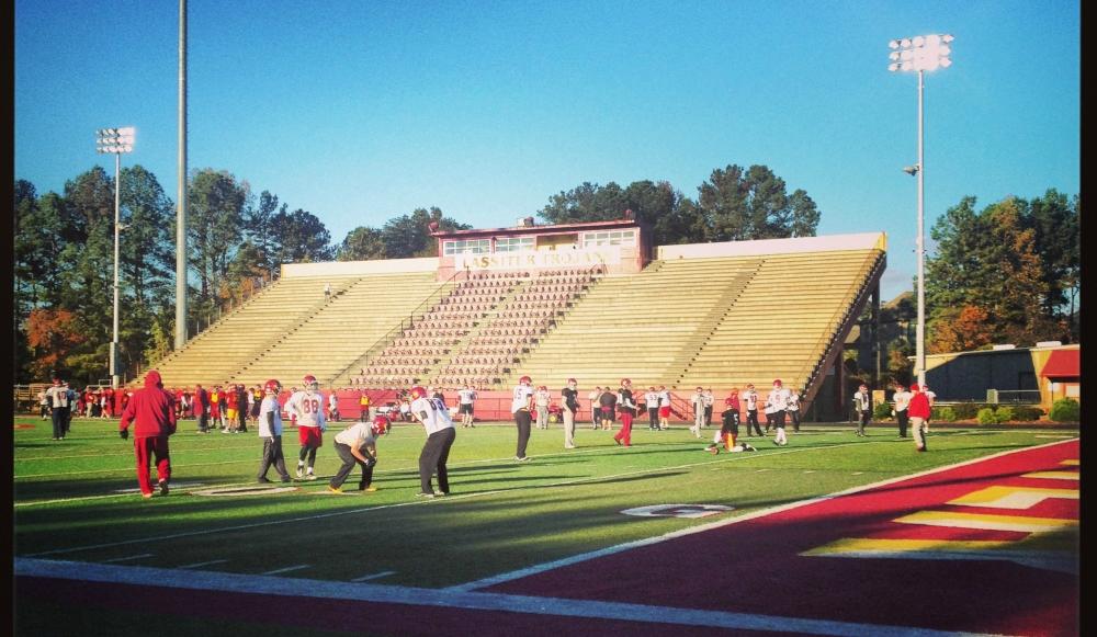 The Lassiter Trojans will host the Peachtree Ridge Lions for the first round of the 2013 playoffs.