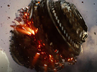 This is what the shredder from the movie "Battleship" looks like in fiction. Courtesy syfy.com