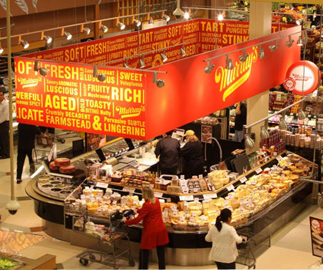 Kroger Marketplace has partnered with Murray's Cheese.