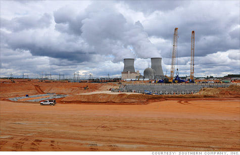 Construction site at Plant Vogtle