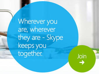 Skype uses internet connection to communicate.