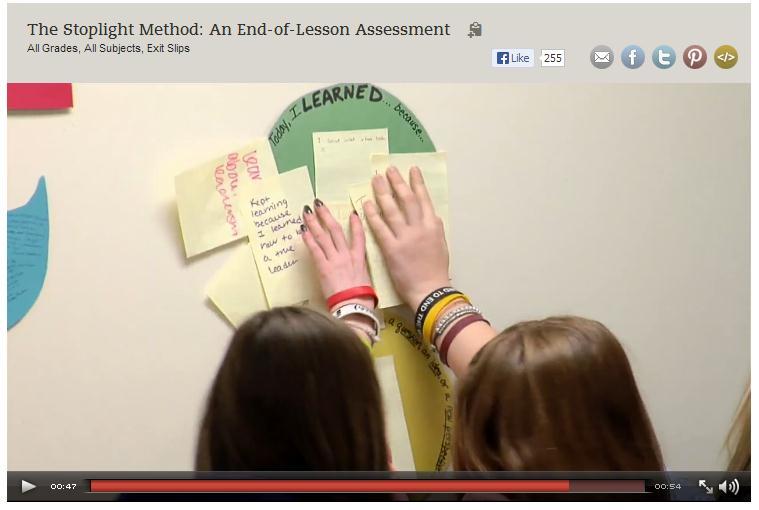 Student's Real Time Lesson Feedback in Sarah Brown Wessling's Classroom