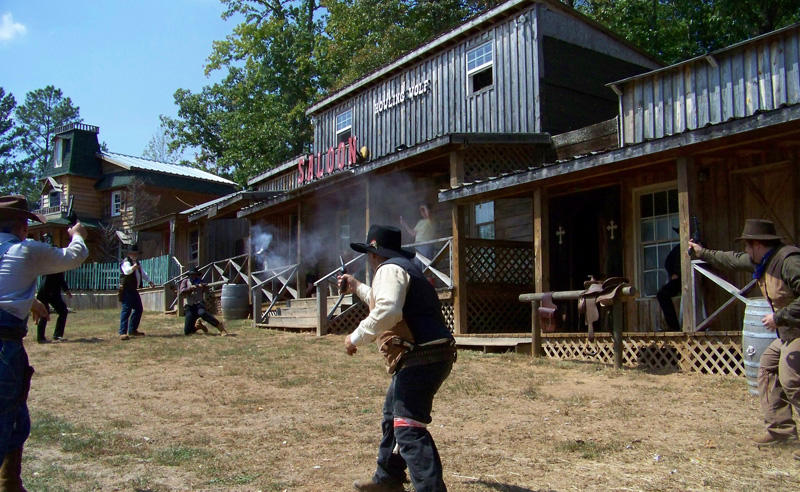 Channel supernatural spirits at the Rocky Branch Railroad and Old West Ghost Town (photo courtesy www.rockybranchrailroad.net)