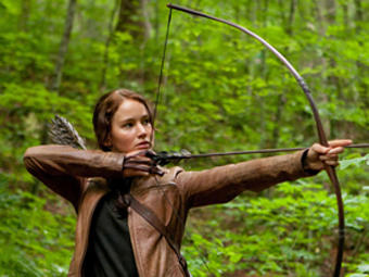 Jennifer Lawrence stars as 'Katniss Everdeen' in "The Hunger Games." Photo credit: Murray