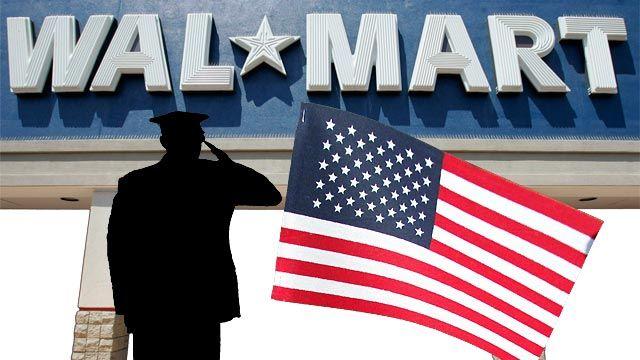 Walmart is trying to hire 100,000 veterans by 2018.