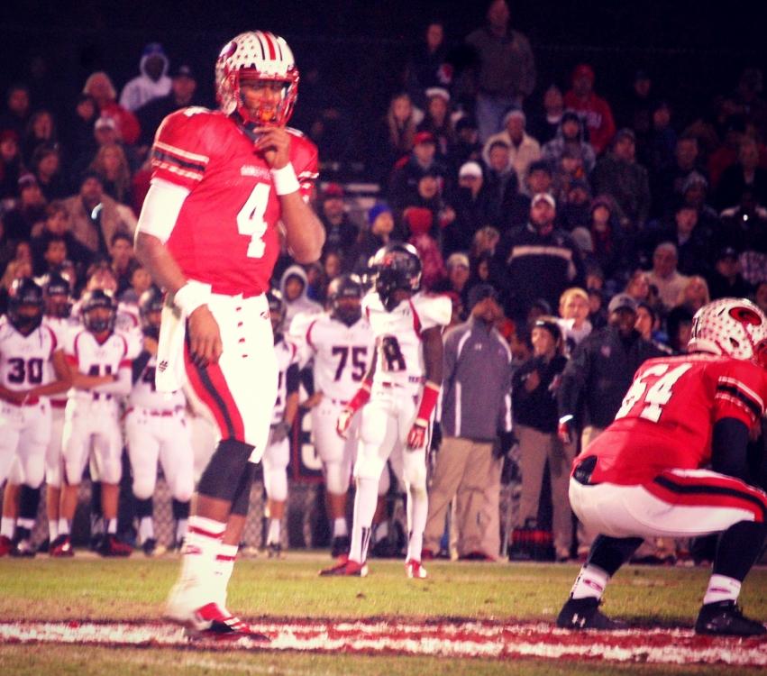 Gainesville QB Deshaun Watson looks to lead the charge for the Red Elephants in a semifinals match against the Tucker Tigers.