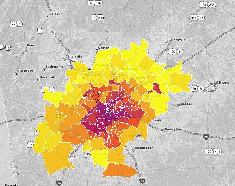 In some Atlanta zip codes, the AIDS epidemic is as high as the infection rate in some African nations (Photo Credit: AIDS Vu)