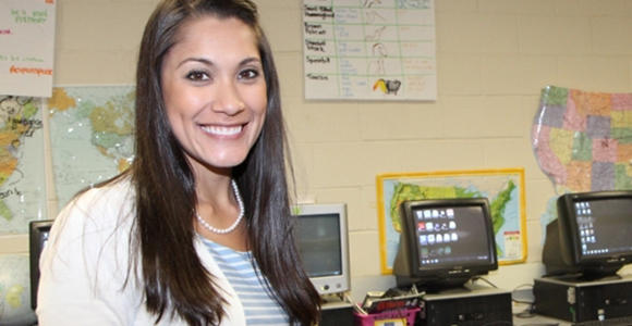 Amanda Miliner is the 2014 Georgia Teacher of the Year. Image from valdesta.edu