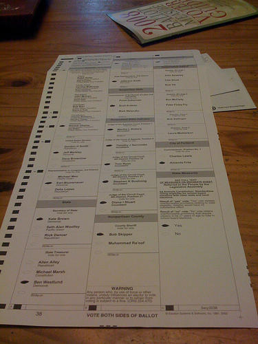 Paper ballot
