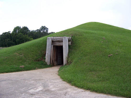 The Muskogean people built mounds there during the Mississippian Period, which began around 900 AD, for meeting, living, burial, and agricultural purposes. A bill seeks to upgrade the Ocmulgee Mounds national monument to a national park and preserve.