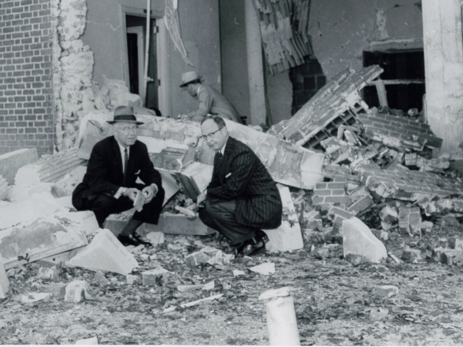 On October 15th, 1958, The Hebrew Benevolent Congregation Temple was bombed with dynamite. It's a part of Georgia's grim history of violence against Jewish communities. Credit - New Georgia Encyclopedia