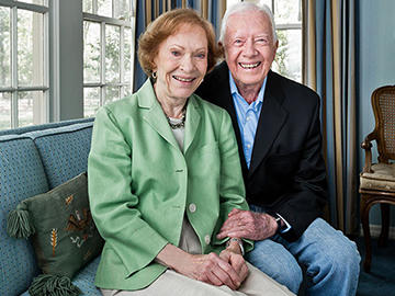 President Jimmy Carter and Roselyn Carter.