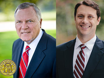 Governor Nathan Deal and Senator Jason Carter