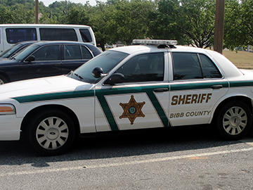 Bibb County police car