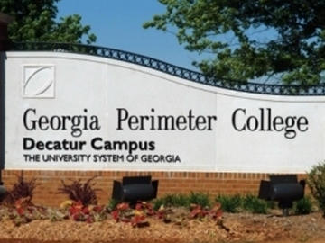 Georgia Perimeter College decatur campus sign Georgia Perimeter College decatur campus sign