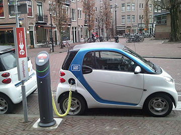Electric car charging stations