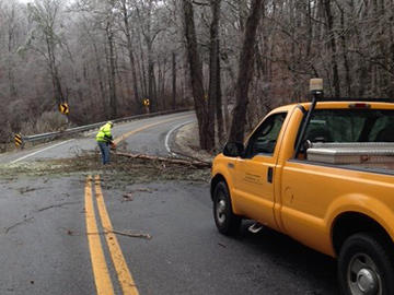 Crew clean-up in Gwinnett county