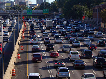 Traffic on I-75/85 Traffic on I-75/85