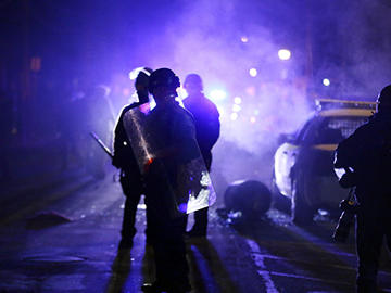 Ferguson police protest