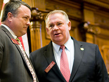 Speaker David Ralston and Rep. Earl Ehrhart