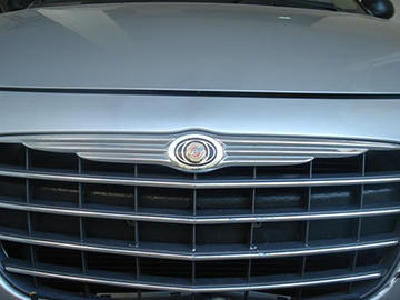 Chrysler car and logo 