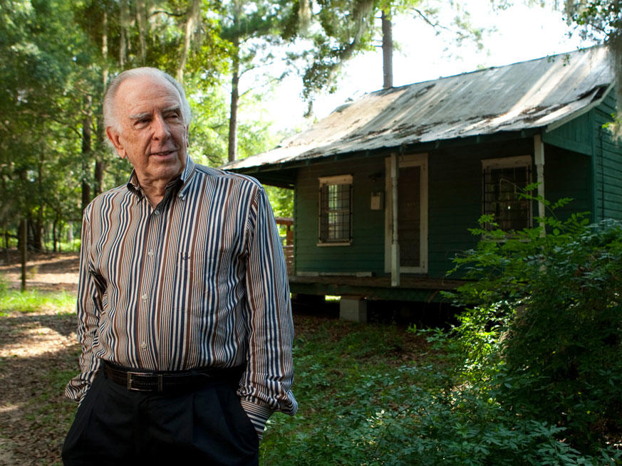 American composer Carlisle Floyd, photographed at his first home, in which he composed his best known opera, <em>Susannah</em>, in Tallahassee, Fla. in 2009.