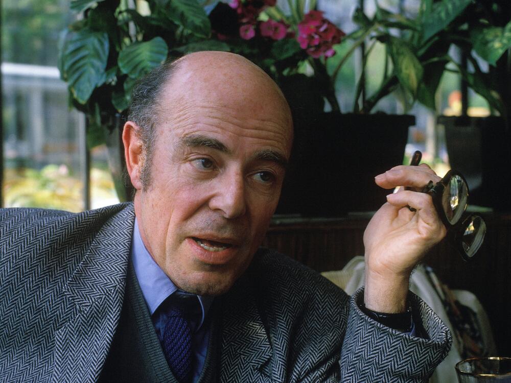 Marcel Ophuls believed subjectivity was key to filmmaking and saw documentaries as an antidote to the news. He's pictured above on May 5, 1987.