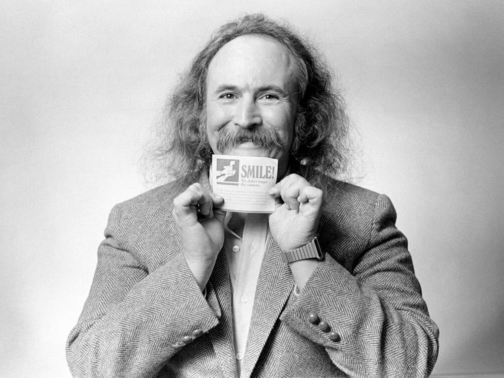 David Crosby, photographed in New York on August 3, 1984.