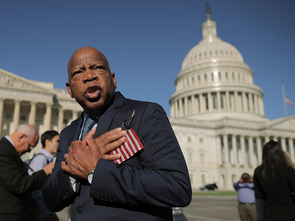Rep. John Lewis, D-Ga., says he believes 