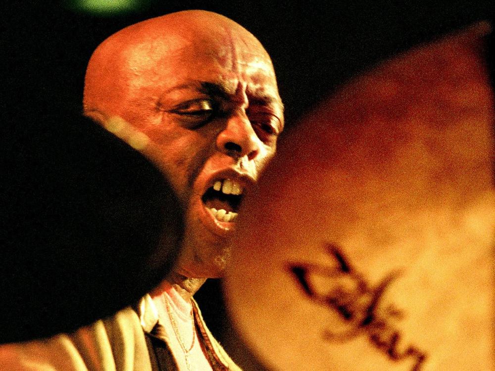 Roy Haynes, performing at the North Sea Jazz Festival in The Hague, Netherlands, in 2002.