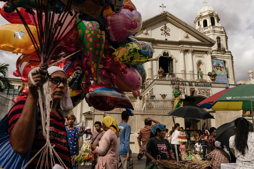 Outside the Quiapo Church in Manila, some vendors sell herbs, roots and bottled pills used to induce abortion — which is illegal in all circumstances in the majority-Catholic country.