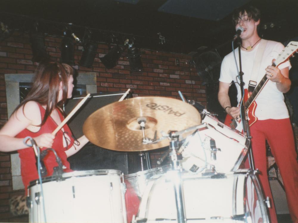 The White Stripes live, circa 2000.
