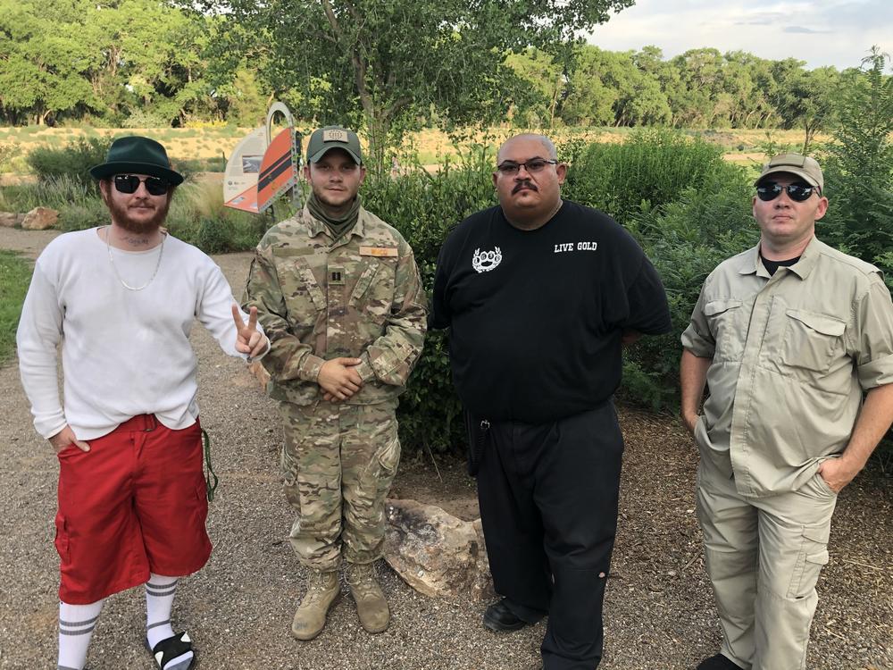 From left: Bryce Provance, Dakota Farris, Walter Rodriguez and John Burks.
