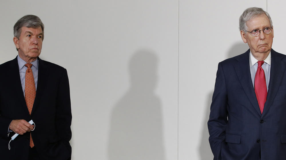 Sen. Roy Blunt (left) said he was 