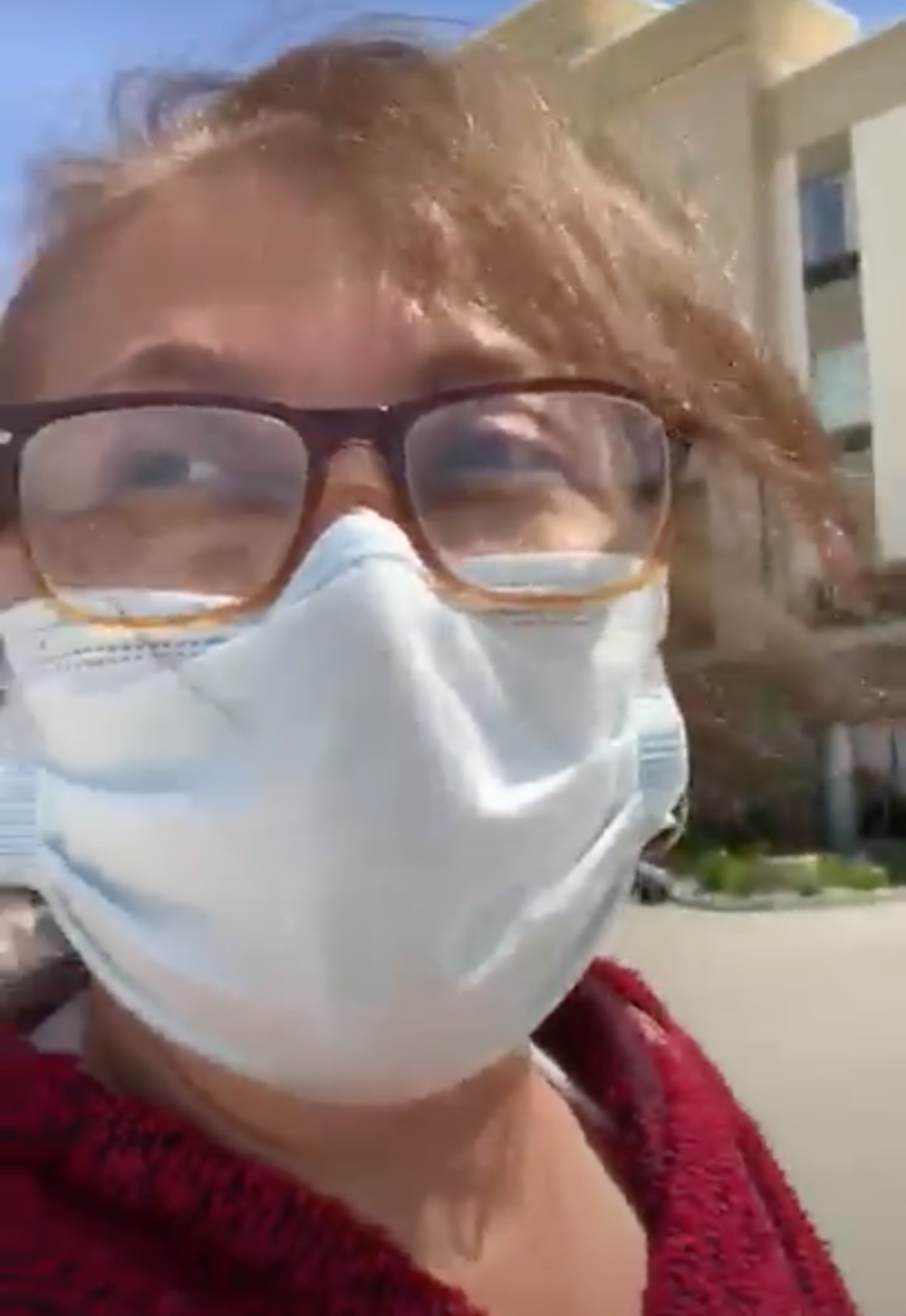 Bellaliz Gonzalez recorded a video where she said many recovery workers had tested positive for the coronavirus and many were feeling sick as they were packed into vans and transported home from Midland, Mich.