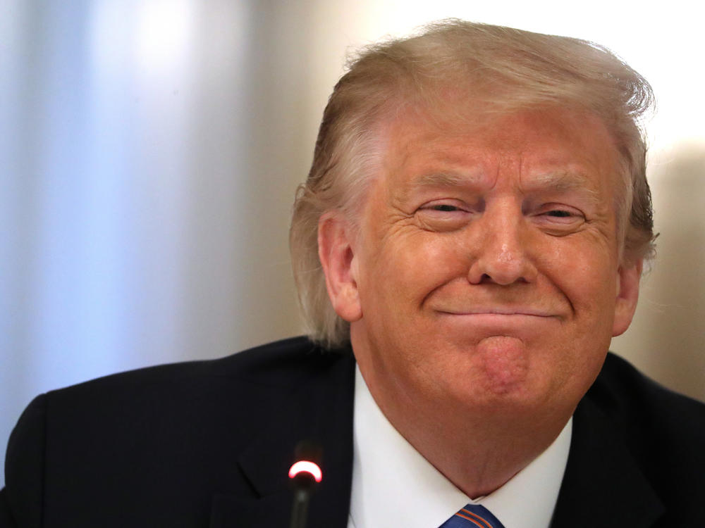 President Trump at a July 7 meeting about reopening schools amid the coronavirus. The White House says his work on the pandemic means he needs more time to file an annual financial disclosure.