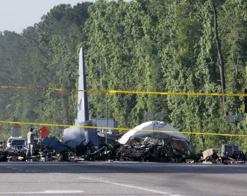 An Air National Guard C-130 crashed Wednesday in Savannah.